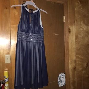 Like new worn once navy blue dress